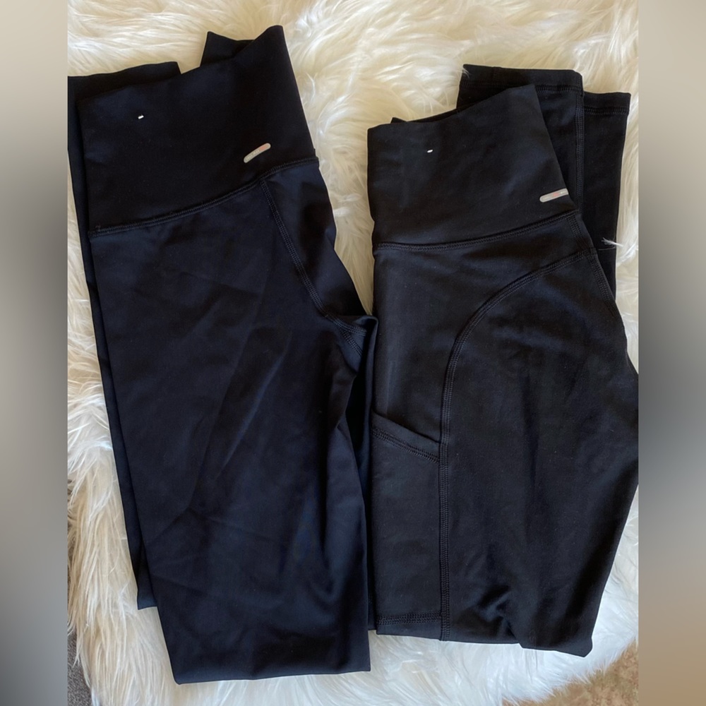 TWO pairs of aerie leggings. Worn once.